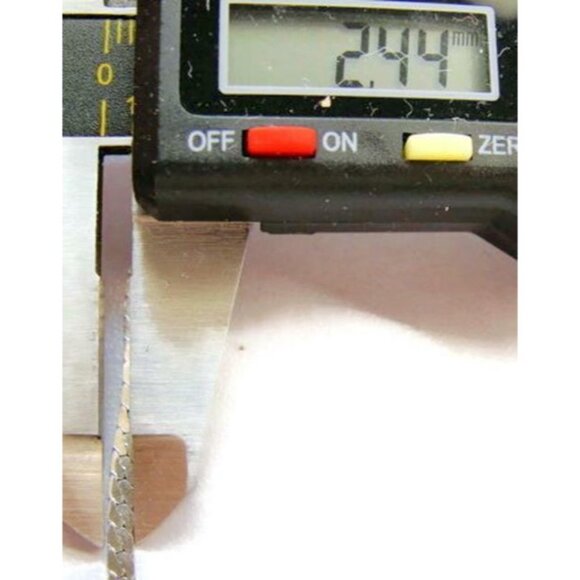 7" Bracelet Sterling Silver 925 Patina Grams 2.21 Vintage - Picture 4 of 5